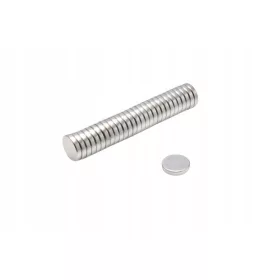    Cilindrični neodimijski magnet Top Magnets MW 10x2 mm N38 1,08 kg set od 50 komada