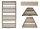 Hidro-Mat 588 W vodeni kupaonski radijator 530 x 980 mm bež