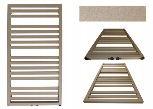 Hidro-Mat 588 W vodeni kupaonski radijator 530 x 980 mm bež
