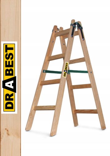 Drabest ljestve 2,7 m drvo 2 x 4 do 150 kg