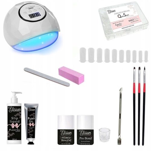 ELISIUM STARTER SET sa FLEXY GEL LAMPOM 25g FORMS 10 KOM