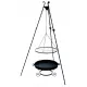 Metalni vrtni kamin - Vrtni kamin 55 cm, dužina 154 cm
