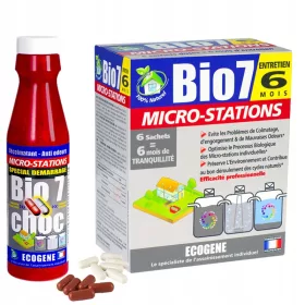   Set za održavanje septičke jame Bio7 Choc Microstations + Bio7 Entretien Microstations - Oksigenirajuća postrojenja za pročišćavanje otpadnih voda - Tlenovci