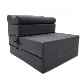   Materac za turiste, sklopiva stolica 2u1, srednji, 200 x 70 x 15 cm