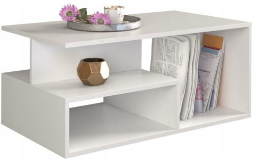 PRIMA Moderan Bijeli Stolić za Kavu 51 x 90 x 43 cm