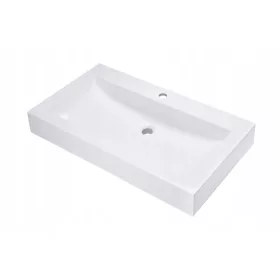 DARFOR elegantni pravokutni nadgradni umivaonik 80x46