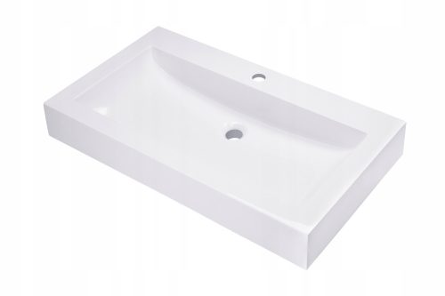 DARFOR elegantni pravokutni nadgradni umivaonik 80x46