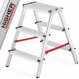 Više ljestve 2,65 m aluminijske 1 x 2 do 125 kg