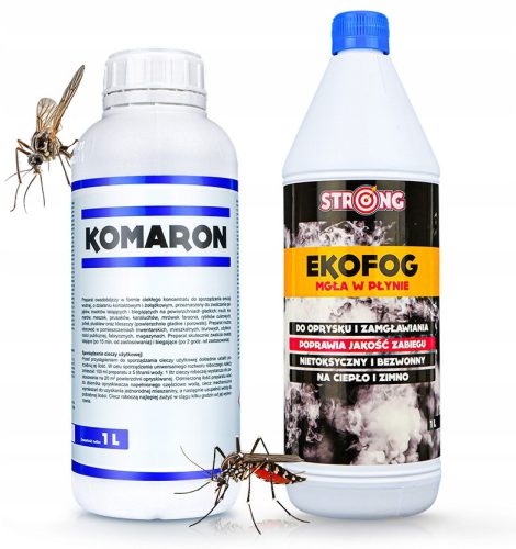  Tekućina protiv krpelja, komaraca, muha Strong 1 kg 1000 ml + Tekućina protiv krpelja, komaraca Strong 1,2 kg