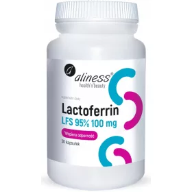   Aliness Laktoferyna LFS 95% 100 mg - Dodatak prehrani s 30 kapsula
