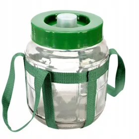 SuperBottles 4 l Staklena Posuda s Ručkama