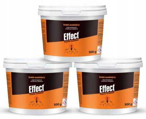  Prašak protiv žohara, mrava, osa, pauka, buha, stjenica, srebrnih ribica Effect 1,5 kg 50 ml
