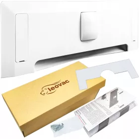 Leovac automatska lopatica za smeće, bijela