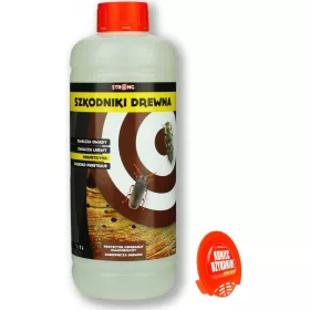   Sredstvo protiv insekata - Tekućina protiv žohara, mrava, osa, pauka, buha, stjenica, srebrnih ribica Strong 1,1 kg + Protiv komaraca, moljaca, mrava, muha, osa Strong
