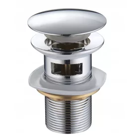 Mexen kromirani umivaonik klik-klak čep bez preljeva