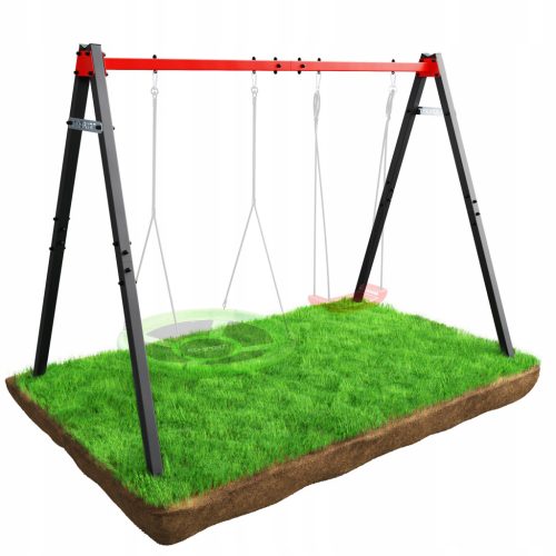 Samostojeća metalna ljuljačka za djecu - K-Sport 172 x 255 cm