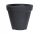  Prosperplast saksija 58 cm x 58 x 47 cm promjer 58 cm plastične nijanse sive i srebrne