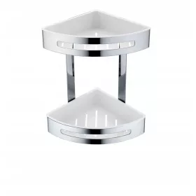 Kutna dvostruka kupaonska polica STELLA 16.072