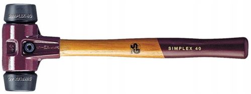 Halder Gumirani čekić za kamenje 60 mm Simplex 1,6 kg