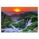 3D fototapeta ZALAZ SUNCA SLAP DNEVNI BORAVAK 368x254