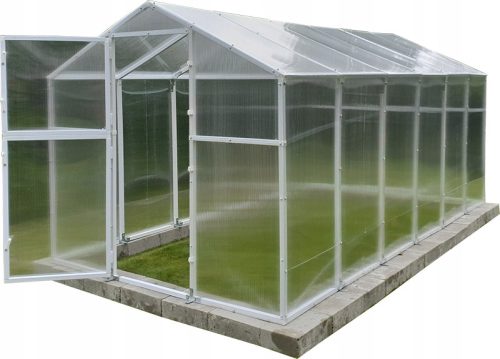Polikarbonatni vrt - Kvalitetni tunel za vrt 8,4m2 - 210x400 cm - PTF