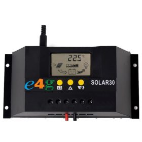  Solarni regulator kontroler 30A 12V/24V PWM LCD PV