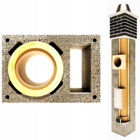 Sistemski dimnjak sa ventilacijom 9m KW GRALKO fi 200k