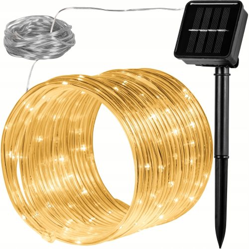 Solarna vrtne lampe s 100 LED dioda za elegantno osvjetljenje vrta