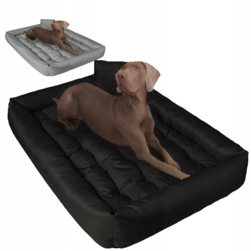 Lagam Deluxe Sofa za pse, crna/siva, vodootporna, 120 cm x 90 cm