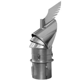   Poklopac dimnjaka Darco, čelik otporan na kiseline, 44 x 73 cm, promjer 20 cm