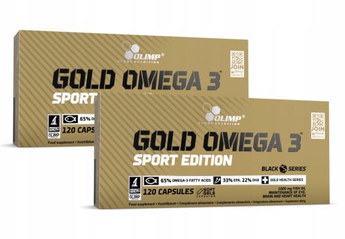 Gold Omega 3 Sport Edition: Esencijalne Masne Kiseline za Sportaše