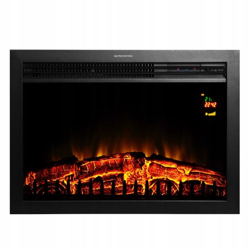 Električni Ugradbeni Kamin s Grijanjem Ferretti Crni 2000 W 61 x 44 x 20,5 cm