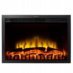   Ugrađeni električni kamin Ferretti crni 2000 W 76 x 54 x 23 cm