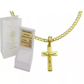 Zlatni muški lanac s križem pr. 585