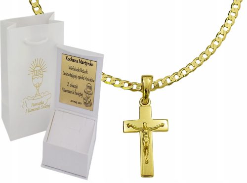 Zlatni muški lanac s križem pr. 585