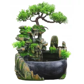 Perfektna fontana za bonsai 28x20x15 cm antracit