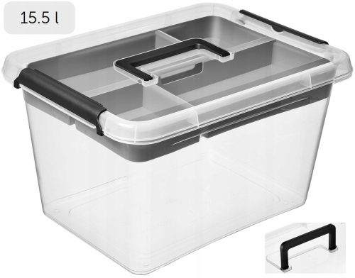 Moxom Insert Box posuda za pohranu s poklopcem 15,5 l