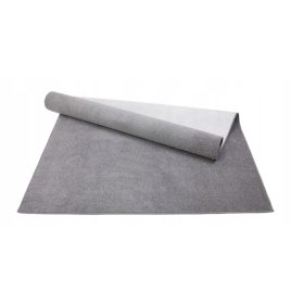   Tepih s kratkim dlačicama DIJAMANTNI SIVI PRILAGOĐENI DIMENZIJE 150 x 300 cm