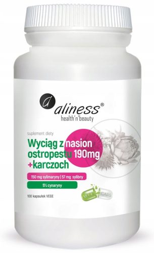 Suplement dijete Ostropest + Artičoka, 100 VEGE kapsula za zdravu jetru