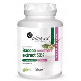   Bacopa monnieri ekstrakt 50% s 500 mg - 100 VEGE kapsula za podršku mentalnom zdravlju