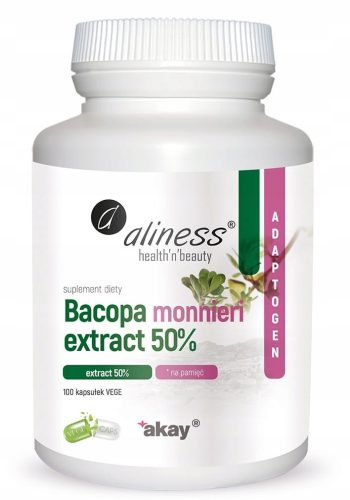 Bacopa monnieri ekstrakt 50% s 500 mg - 100 VEGE kapsula za podršku mentalnom zdravlju