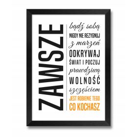 Motivacijske zidne slike u A4 okviru