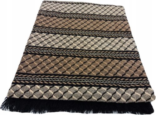 Narzuta za kauč 160 cm x 200 cm u nijansama smeđe boje