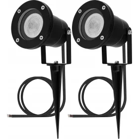  Solarna lampa, crna, 30 cm, 2 kom.