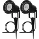  Solarna lampa, crna, 30 cm, 2 kom.