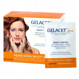   GELACET plus - suplement dijete s 21 vrećicom za potporu kože, kose i noktiju