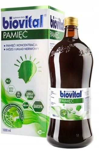 Biovital Memorija - Tekući Dodatak Prehrani za Pamćenje i Koncentraciju 1000ml