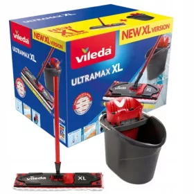   Vileda Ultramax Set za čišćenje podova XL s kantom i ravnom krpom 42 cm