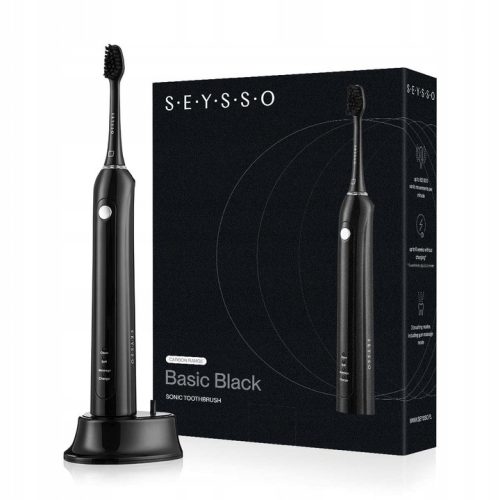  SEYSSO Carbon Basic Black zvučna četkica za zube