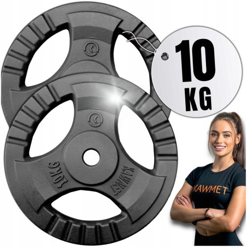 Set utezi od lijevanog željeza 20 kg 2x10 kg 30,5 mm za kućnu teretanu